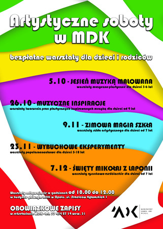 Artystyczne soboty w MDK 2019