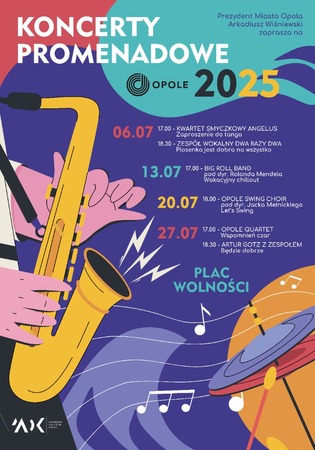 Koncerty promenadowe 2025 (plakat)