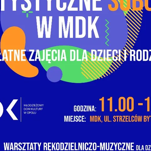 Artystyczne soboty 2023 jesień (plakat)