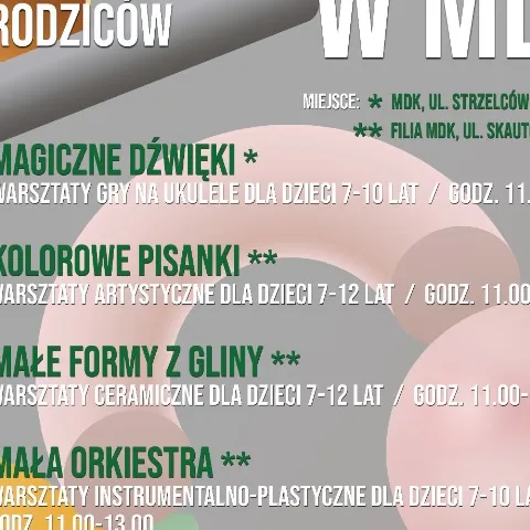 Artystyczne soboty 2026 wiosna (plakat)