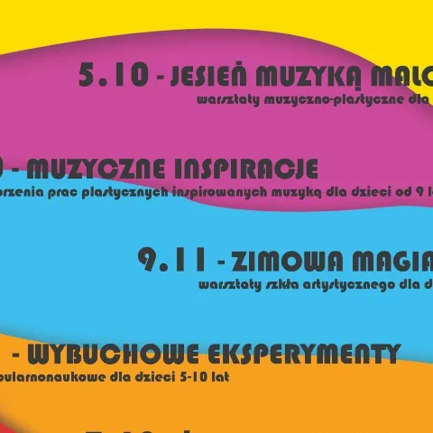 Artystyczne soboty w MDK 2019