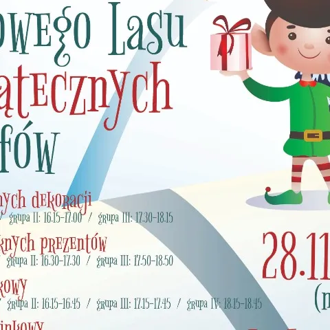 Zimowy Las Świątecznych Elfów 2021 (plakat)