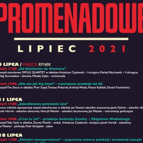 Koncerty promenadowe 2021